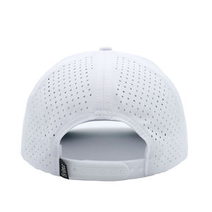 หมวกกอล์ฟกันน้ำระดับพรีเมียมแบบ 5 แผง พร้อมแผ่นยางปักแบบกำหนดเองและเชือกสำหรับกิจกรรมกอล์ฟกลางแจ้งที่ระบายอากาศได้ดี - Product Image 4