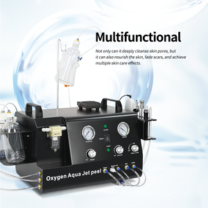 High Pressure Ultrasonic Hydrodermabrasion Facial Machine Acrylic Hydra Oxygen Jet Peel Microdermabrasion <b>UK</b> <b>Plug</b> Hydrating - Product Image 6