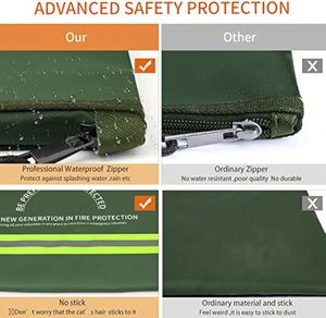 CUSTOM Waterproof Fireproof Security Storage <b>Bag</b> Zipper Closure Cash <b>Bag</b> Envelope for Cash Passport Filing Product - Product Image 3