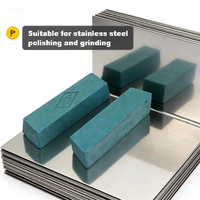 Pâte à polir en carbure solide bleue 950g, grain modèle Bule-800H, rectangulaire, dure, pour le polissage et le meulage de l'acier inoxydable, de l'acrylique et des alliages