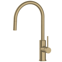 Mitigeur antique-Robinet d'eau en laiton classique pour la cuisine, robinet d'évier de cuisine élégant avec construction durable