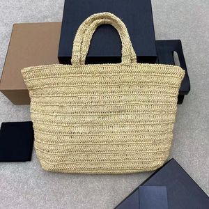 Sac fourre-tout en paille tissé à la main personnalisé 2025 pour femmes, sac de plage tendance ajouré avec fermeture éclair et doubles poignées - Product Image 4