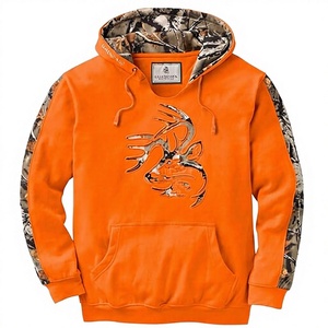 Sudadera con Capucha de Camuflaje Personalizada para Hombre, 100% Algodón, Corte Holgado, para Deportes al Aire Libre y Senderismo en Otoño, con Bolsillo Tipo Canguro - Product Image 3