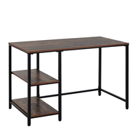 Table de bureau en verre au design moderne Table de bureau pour ordinateur avec table de bureau Bureau d'ordinateur