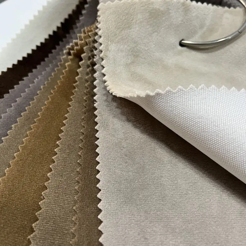 % 100% polyester alman kadife döşeme kanepe kumaşı çözgü örme ev tekstili kumaşı