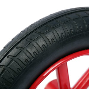 ล้อยางตัน 3.00-8 สีแดง ป้องกันการรั่วซึม สำหรับรถเข็น - Product Image 3
