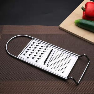 Râpe en acier inoxydable multifonction, outil de cuisine pour le fromage, la carotte, la pomme de terre, utilisation manuelle - Product Image 1