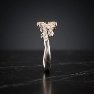 Good Quality 925 Sterling Silver Lotus Ring Moissanite Stone Fashion <b>Jewelry</b> for Women Engagement and Special Occasions - Product Image 6