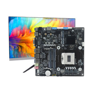 Carte mère de bureau X86 en gros ITX HM87 double So-Dimm DDR3 double port d'affichage HD <span class=keywords><strong>VGA</strong></span> avec socket Intel LGA946 - Product Image 3