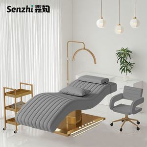 Luxuriöses elektrisches, geschwungenes Wimpern-Bettgestell mit LED, 3 Motoren, elektrische Schönheits-Massageliege, Kosmetikliege, Spa-Liege für Salonmöbel - Product Image 3