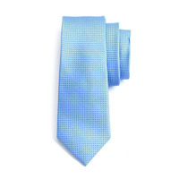 Ensemble de serviettes de poche à cravate en jacquard de couleur unie classique pour hommes pour les occasions formelles et décontractées Cravate en soie teintée en bleu de 8 cm de long