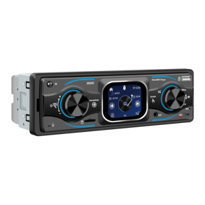 Autoradio Lecteur MP3 1 Din 2.17 pouces Écran tactile USB/SD <span class=keywords><strong>Auxiliaire</strong></span> Lumière colorée BT <span class=keywords><strong>FM</strong></span> Lumière colorée - Product Image 2