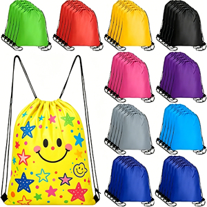 customization <b>Drawstring</b> <b>Backpack</b> Polyester Unisex Fitness hiking Casual Cartoon Print School Bag Multiple Colors travel - Product Image 1