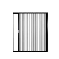 Porte coulissante panoramique pliante, design contemporain, porte de séparation transparente pour cuisine, salon, salle de bain