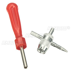 Universal Car Tire Valve Core Removal Tool Set Tire Valve Stem <b>Puller</b> 4-way Tool for Motorcycle Bike Truck - Product Image 4
