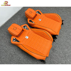 2 piezas B estilo cuero asiento aduanas hacer Color naranja para Mercedes Benz Clase G W464 G500 AMG G63 G550 2019-2024 - Product Image 2