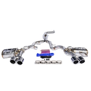 Sistema de Escape para <span class=keywords><strong>Jaguar</strong></span> <span class=keywords><strong>XE</strong></span> 2.0T, Tubo de Bajada con Catalizador, Sistema de Escape Trasero con Control de Válvula, Material de Acero Inoxidable con 4 Salidas - Product Image 1