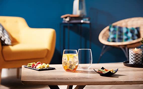 450ml Fast Delivery Support Customiaztion Perfection Stemless Wine Glass 15 oz  Clear glass cup