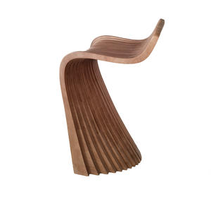 C001 Solid Wood Live Edge Bar Stool-Eco-Friendly Waterproof for Indoor/Outdoor Use Warehouse & Hotel Furniture - Product Image 3