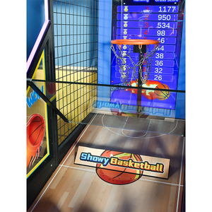 Machine d'arcade <span class=keywords><strong>de</strong></span> tir au <span class=keywords><strong>basket</strong></span>-ball à monnayeur pour intérieur avec écran LCD <span class=keywords><strong>de</strong></span> 42 pouces, construction métallique, prise en charge <span class=keywords><strong>de</strong></span> la langue anglaise - Product Image 3