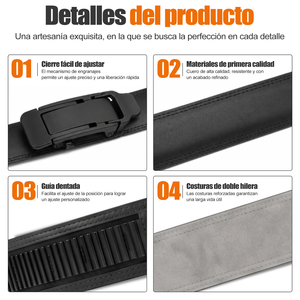 Cinturón de Gimnasio EIGFOH Modelo 70075 de Cuero Premium con Cierre Rápido para Hombres y Mujeres, Levantamiento de Pesas, Entrenamiento de Fuerza, Uso Rápido - Product Image 3
