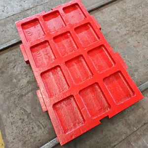 Placa de mordaza ZGMn13/18/22 resistente al desgaste de fundición 250*1000 para trituradora de mandíbula <span class=keywords><strong>Shan</strong></span> <span class=keywords><strong>Bao</strong></span> para granito Limetone - Product Image 2