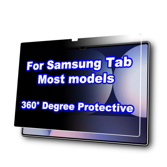 Tablet Privacy Screen Protector for Samsung Galaxy Tab A11 A9 Plus A7 Lite S10 Ultra Wholesale HD Anti-spy Tablet Tempered Glass