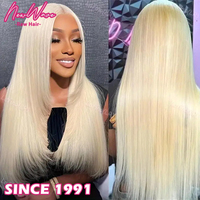 Perruque en dentelle frontale sans colle, cheveux humains vierges indiens, vague corporelle, blonde 613, dentelle HD transparente, cheveux de bébé, vente en gros