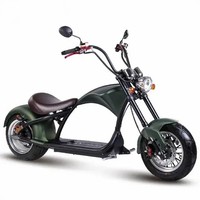 Skuter Listrik Citycoco 1500w 60v 20ah Baterai Model M1 di Cina, Disetujui EEC COC, Suku Cadang Citycoco