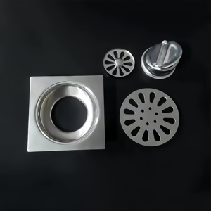 304 thép không gỉ cống phòng tắm rửa mmachine kép sử dụng ban công vuông chống mùi sàn cống - Product Image 3