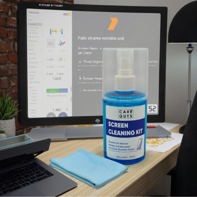 Multi-Purpose Household Screen Cleaner Spray Care Guys Lavender Scent Fast Liquid for LED TV Mobile Phone Laptop Surface