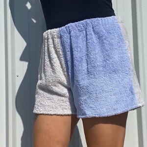 Shorts de bain <span class=keywords><strong>en</strong></span> tissu éponge 100 % coton, shorts de plage, shorts de sport pour la course et l'entraînement - Product Image 1