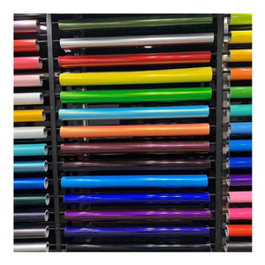 Nhà Máy Bán Buôn Chrome Matte Kim Loại Satin Xe Màu Sticker Tự Dính Bọc Phim Tự Động Vinyl Xe Gói Phim - Product Image 1