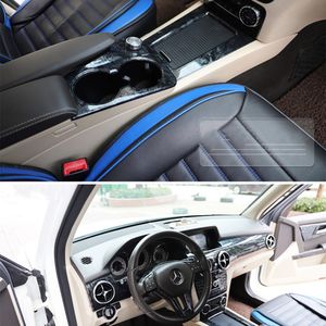 18 Piezas de Adhesivos para el Interior del Automóvil para Benz <span class=keywords><strong>GLK</strong></span> 200 260 300, Adhesivos Decorativos de Fibra de Carbono para Salida de Aire, Tablero, Manija de Puerta - Product Image 6
