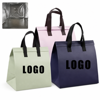 Sac de livraison isotherme extra large pour café, alimentation à emporter chaude ou froide, doublure en aluminium, imperméable, pour thé au lait