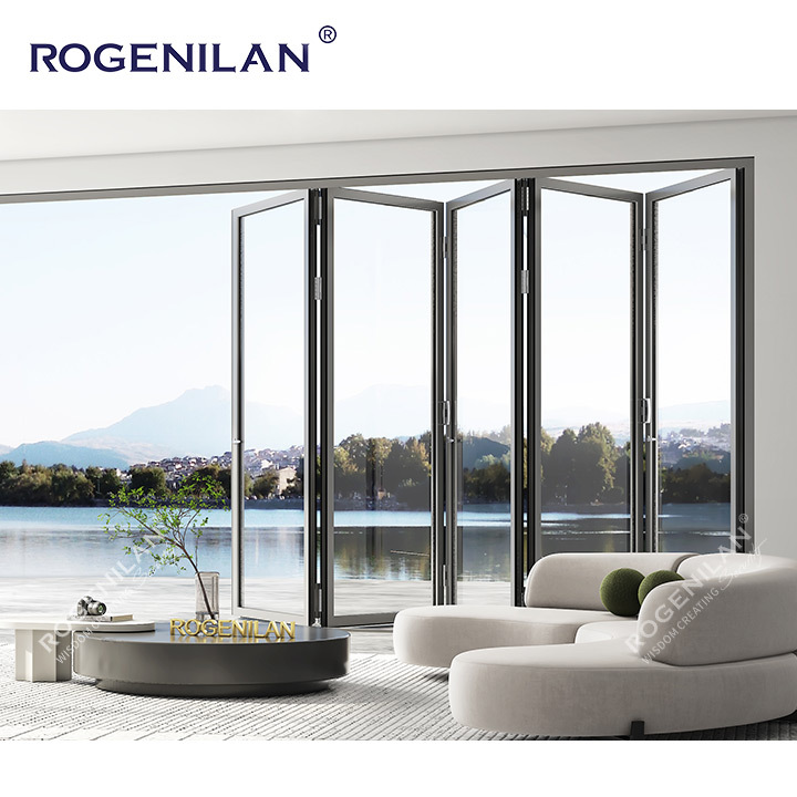 Villa Waterproof Bifold Door Exterior Aluminum