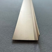 Profilés en aluminium décoratifs, directement de l'usine, avec traitement de surface personnalisé