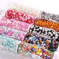 130g bunte gemischte Kuchen Streu sel essbare Zucker perlen Zucker perlen für Candy Cupcake Dekorations zubehör