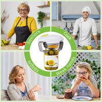 Ouvre-bocal automatique à une touche Ouvre-bouteille électrique en conserve Mains libres Gadgets de cuisine Aide essentielle à la maison