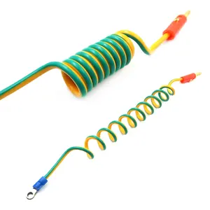 Тпу желто-зеленый пружинный провод желто-зеленый наземный провод