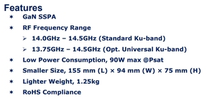 Satharbor SatPB-016Ku 16 W Ku-band buc 14.0-14.5 GHz + 42 dBm RF Thu và máy phát - Product Image 2
