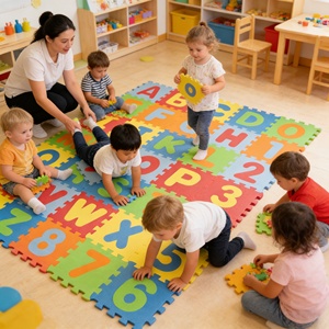 แผ่นรองคลา<span class=keywords><strong>น</strong></span> Hydefoam EVA สำหรับศู<span class=keywords><strong>น</strong></span>ย์กิจกรรมเด็กและผู้ปกครอง ดีไซ<span class=keywords><strong>น</strong></span>์สีสันสดใส สนุกสนาน ปลอดภัย ขอบม<span class=keywords><strong>น</strong></span> ไม่มีมุมแหลม จากประเทศเวียด<span class=keywords><strong>น</strong></span>าม - Product Image 6