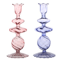 Ensemble de bougeoirs votifs en verre élégants bocal à bougies pour la décoration intérieure et centre de table vente en gros verre décoration de la maison Sz