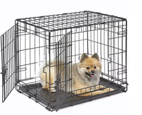 Vente en gros de chenil pliable de 6 pieds en métal pour grands chiens, cage empilable, clôtures, treillis, portails gaufrés