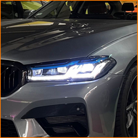 Para BMW Serie 5 G30 G38 2021-2023, Actualización de Faros Delanteros LED Estilo LCI M5 Competition, Sin Necesidad de Reemplazo de Parachoques