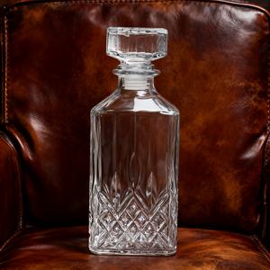 900ml 유리 위스키 디캔터 세트 코르크 밀봉 산둥 원산지 중국 공장 직송 - Product Image 3