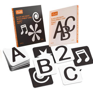 Nombre arabe personnalisé et Alphabet anglais Flash cartes éducatives <span class=keywords><strong>en</strong></span> papier enfants apprenant Flash éducation des enfants pour bébés et enfants - Product Image 1