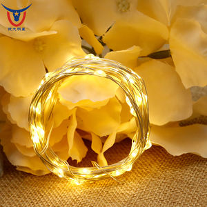 <span class=keywords><strong>Guirlande</strong></span> extérieure étanche pour jardin mariage fête de noël décoration à piles blanc chaud Led fée lumière - Product Image 2