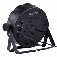 Projecteur PAR 3-en-1 à 54 LED pleine couleur, activé par la voix, couleurs RGBW, 100-240V universel, pour éclairage de scène et événements festifs transfrontaliers