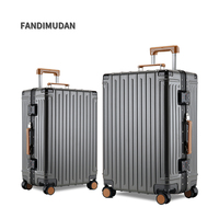 Ensemble bagages de voyage ABS grande capacité 20/22/24/26 pouces coque dure pour l'extérieur valises d'affaires décontractées Valise